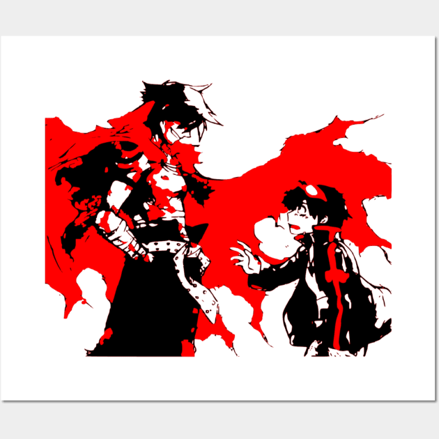 Kamina and Simon Gurren Lagann Wall Art by OtakuPapercraft